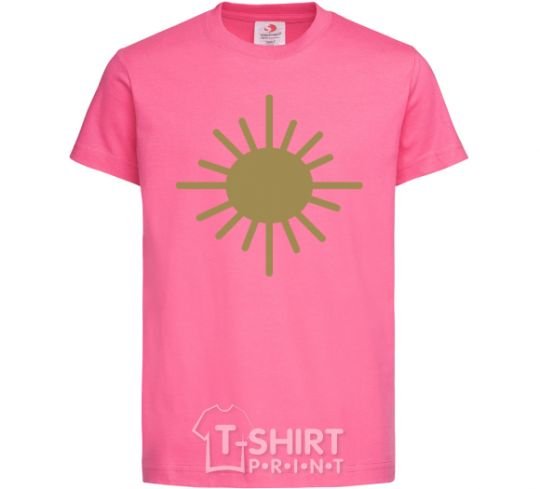 Kids T-shirt Sunshine heliconia фото