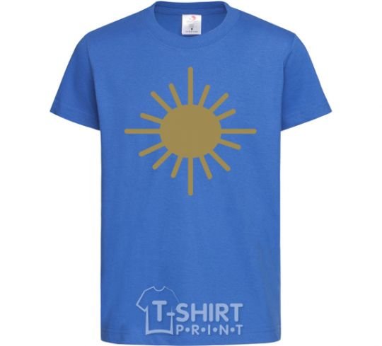 Kids T-shirt Sunshine royal-blue фото