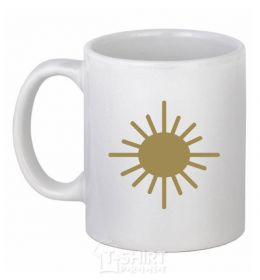 Ceramic mug Sunshine White фото