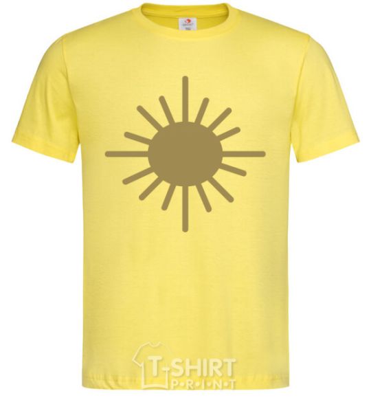 Men's T-Shirt Sunshine cornsilk фото