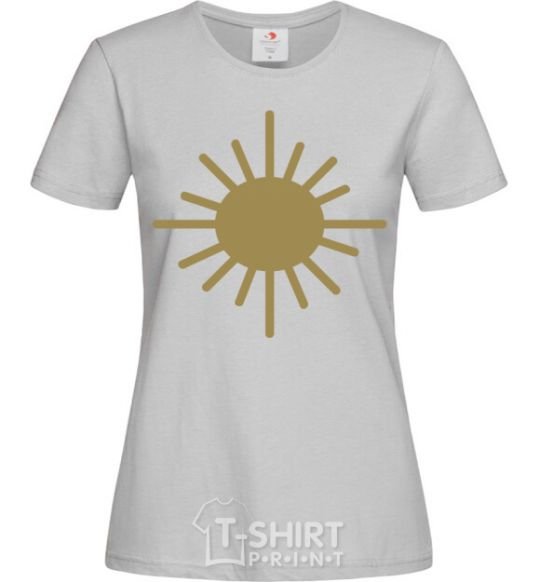 Women's T-shirt Sunshine grey фото