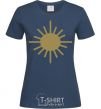 Women's T-shirt Sunshine navy-blue фото