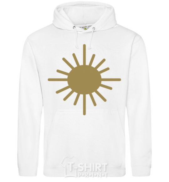 Men`s hoodie Sunshine White фото