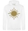 Men`s hoodie Sunshine White фото