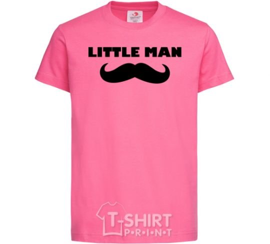 Kids T-shirt Little man mustache heliconia фото