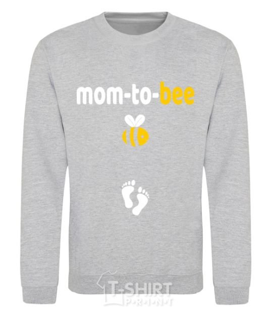 Sweatshirt Mom to bee sport-grey фото