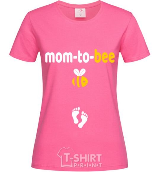 Women's T-shirt Mom to bee heliconia фото