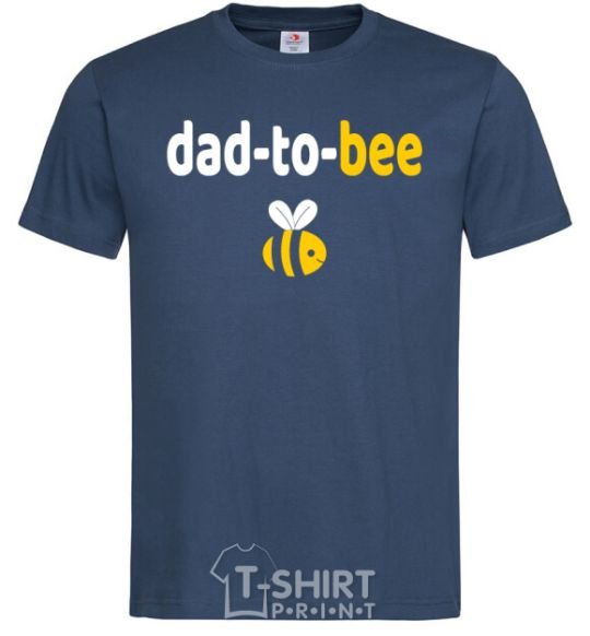 Мужская футболка Dad to bee Темно-синий фото