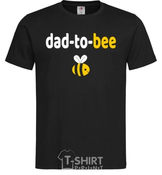 Мужская футболка Dad to bee Черный фото