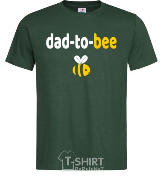Мужская футболка Dad to bee Темно-зеленый фото
