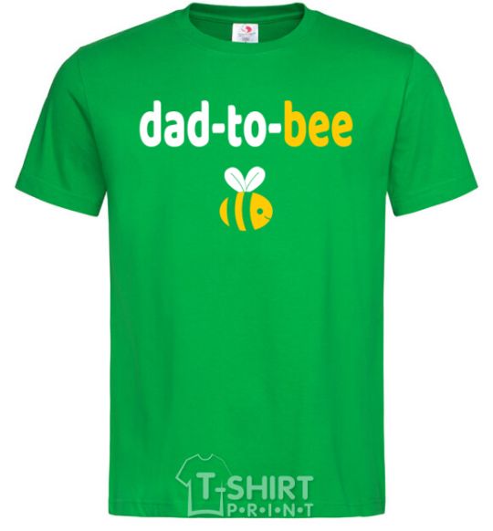 Мужская футболка Dad to bee Зеленый фото