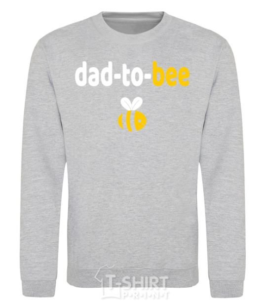 Sweatshirt Dad to bee sport-grey фото
