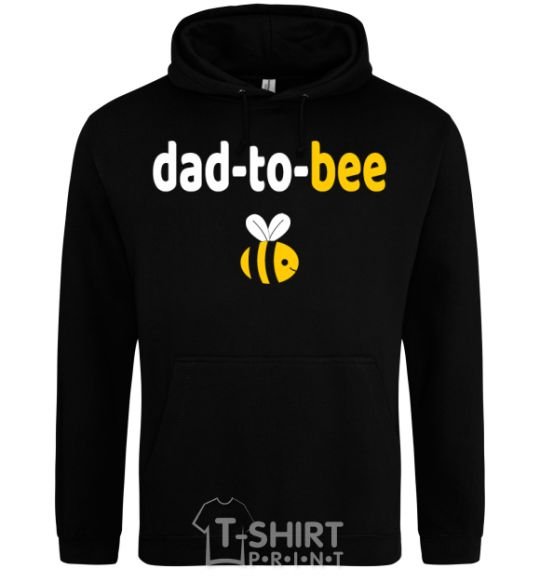 Men`s hoodie Dad to bee black фото