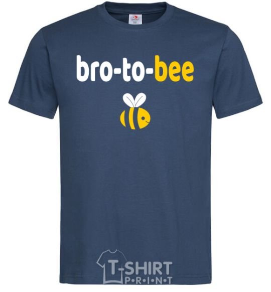 Men's T-Shirt Bro to bee navy-blue фото