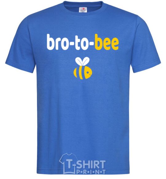 Men's T-Shirt Bro to bee royal-blue фото