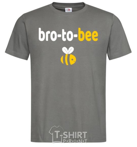 Men's T-Shirt Bro to bee dark-grey фото