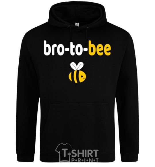 Men`s hoodie Bro to bee black фото