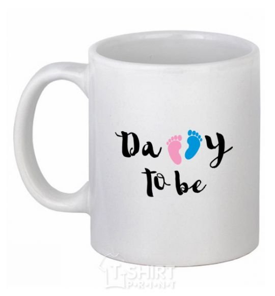 Ceramic mug Daddy to be legs White фото