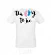 Men's T-Shirt Daddy to be legs White фото