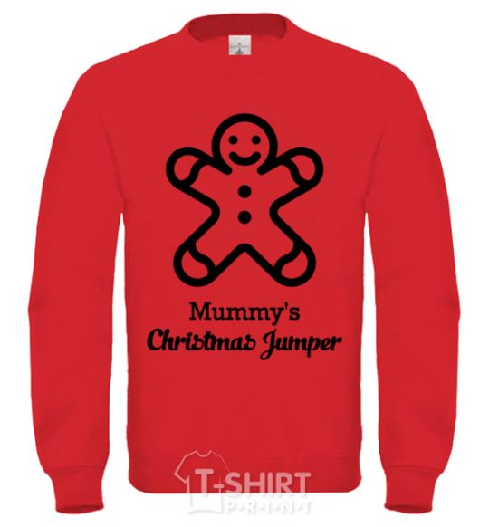 Sweatshirt Mommy's christmas jumper yellow фото