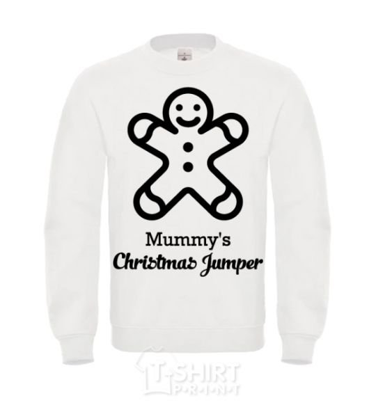 Sweatshirt Mommy's christmas jumper White фото