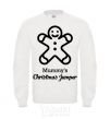 Sweatshirt Mommy's christmas jumper White фото