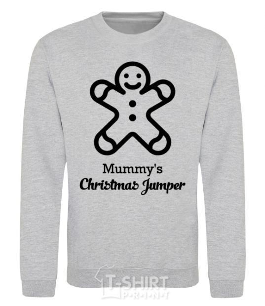 Sweatshirt Mommy's christmas jumper sport-grey фото