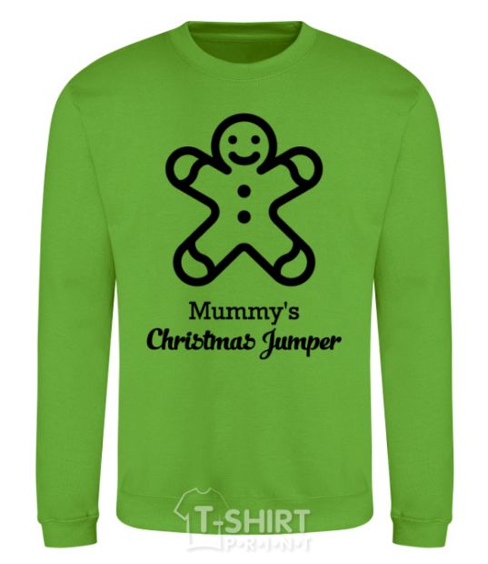 Sweatshirt Mommy's christmas jumper orchid-green фото