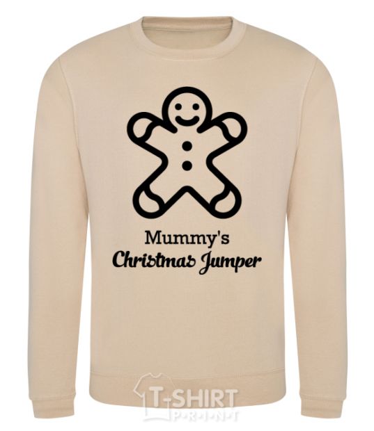 Sweatshirt Mommy's christmas jumper sand фото