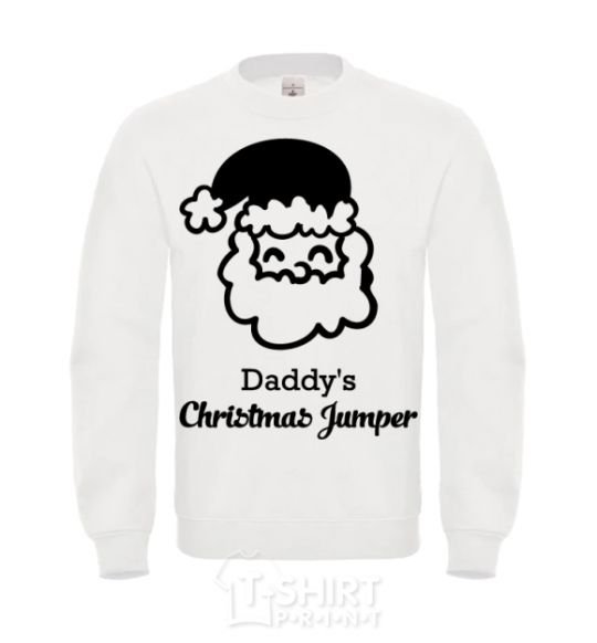 Sweatshirt Daddy's christmas jumper White фото