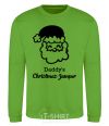 Sweatshirt Daddy's christmas jumper orchid-green фото