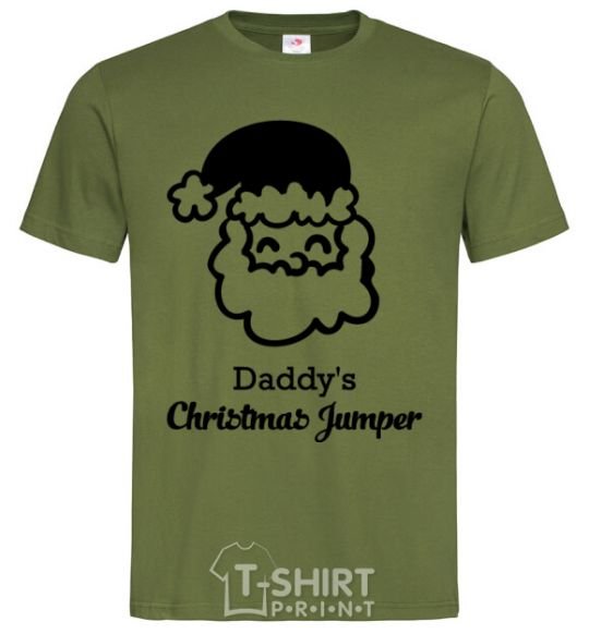 Men's T-Shirt Daddy's christmas jumper millennial-khaki фото