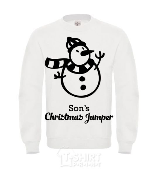 Sweatshirt Son's christmas jumper White фото