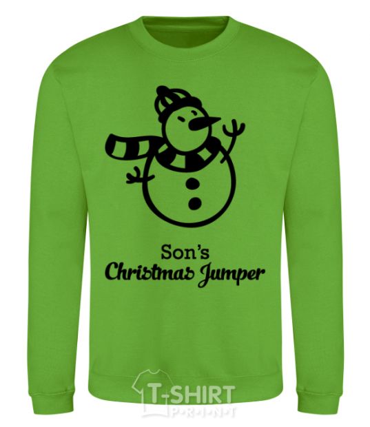 Sweatshirt Son's christmas jumper orchid-green фото