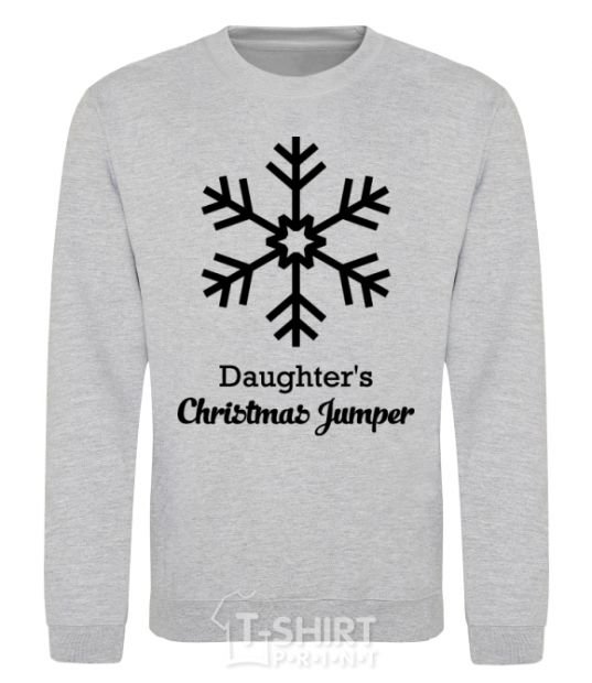 Sweatshirt Daughter's christmas jumper sport-grey фото