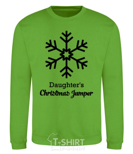 Sweatshirt Daughter's christmas jumper orchid-green фото