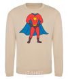 Sweatshirt Super dad costume sand фото