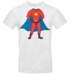 Men's T-Shirt Super dad costume White фото