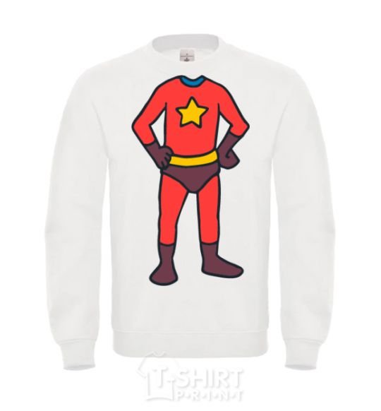 Sweatshirt Super son costume White фото