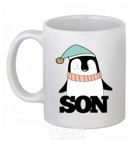 Ceramic mug WINTER IS COMING... White фото