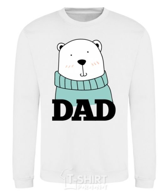 Sweatshirt Winter family dad White фото