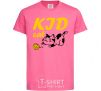 Детская футболка Kid cat Ярко-розовый фото