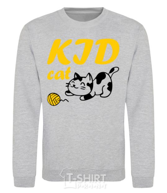 Sweatshirt Kid cat sport-grey фото