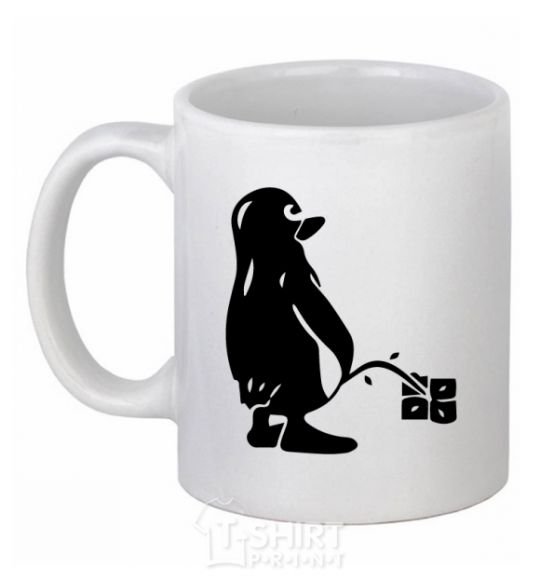 Ceramic mug Linux White фото