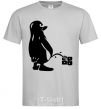 Men's T-Shirt Linux grey фото