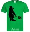 Мужская футболка Linux Зеленый фото