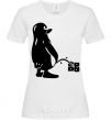 Women's T-shirt Linux White фото