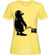 Women's T-shirt Linux cornsilk фото