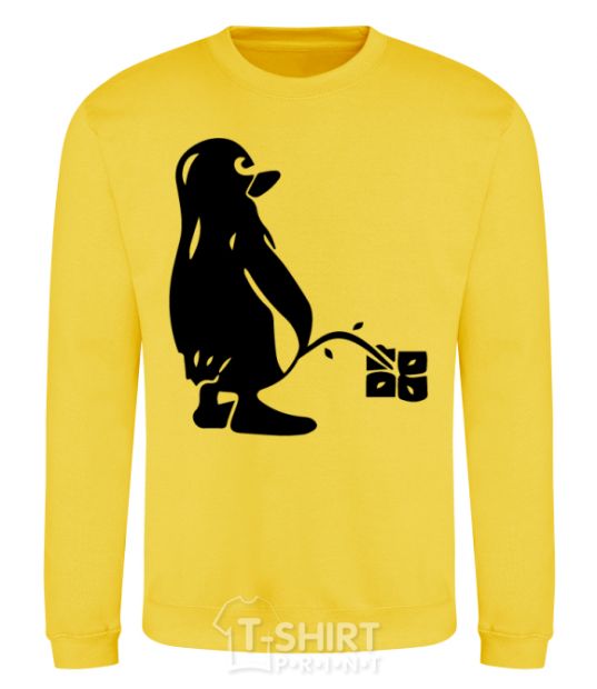 Sweatshirt Linux yellow фото