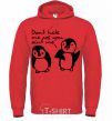 Men`s hoodie Don't hate me cos you ain't me bright-red фото